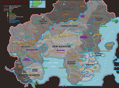 Red Dead Redemption 2 Map Interactive に対する画像結果