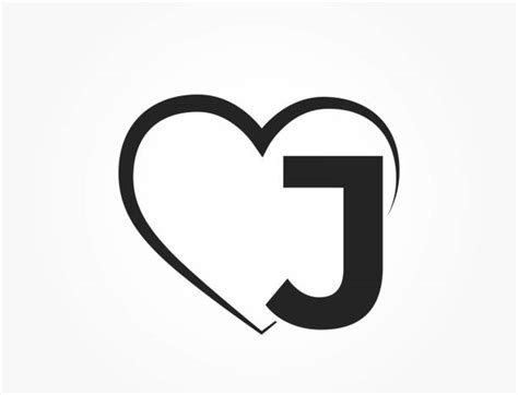 Image result for Heart with J in Middle