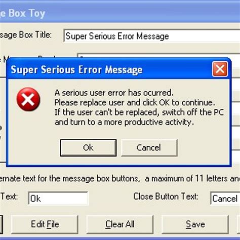 Image result for Error Box Generator