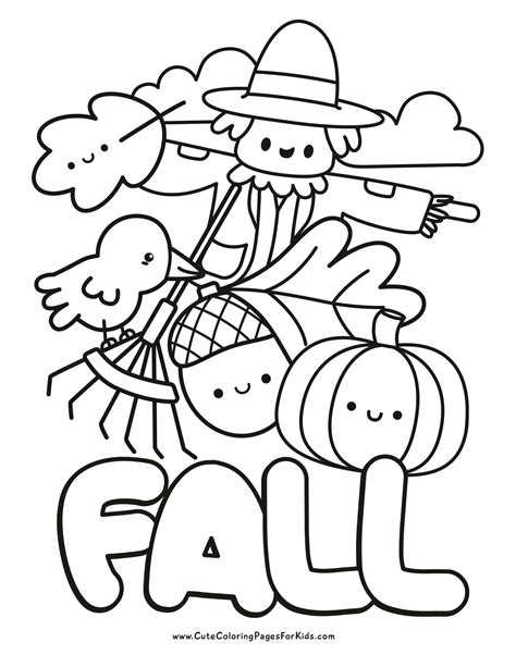 Fall Coloring Pages に対する画像結果