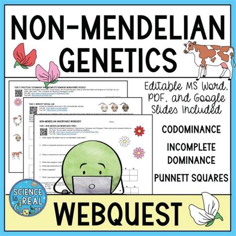Image result for Non Mendelian Inheritance WebQuest Answer Key