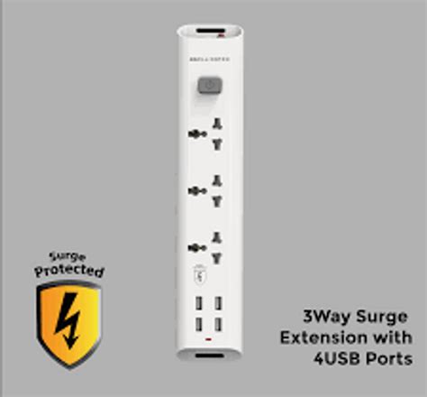 Toradh íomhá ar Surge Protector Extension Socket