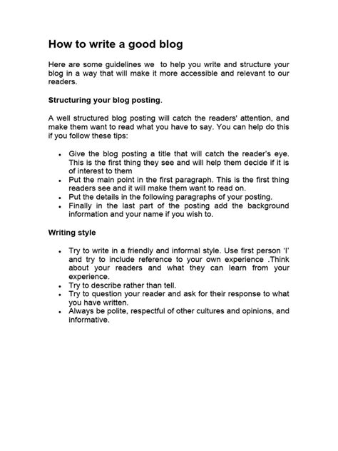 Image result for How Do I Write a Blog