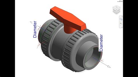 Toradh íomhá ar Motorized Valve Revit Family