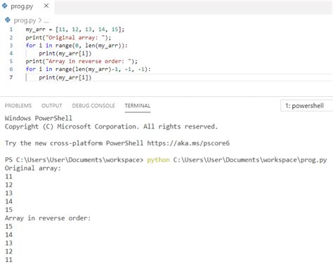 Image result for Printing an Array with a for Loop Python