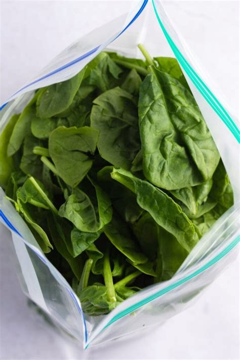 Image result for How to Freeze Spinach Leaves