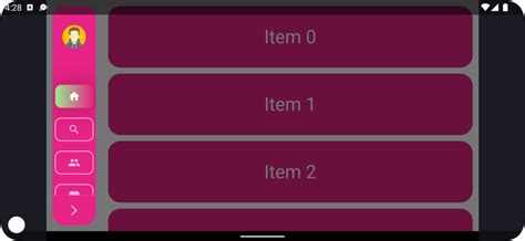 Image result for Flutter Menu Bar
