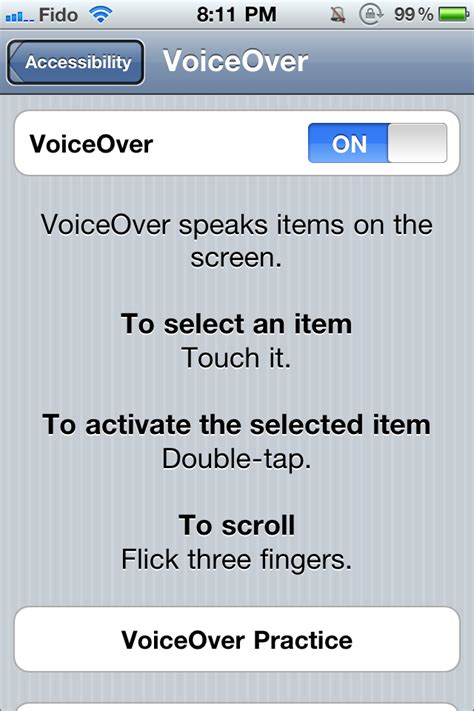 Image result for Voice Over iPhone