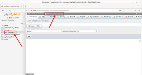 Image result for Xampp SQL Table Creation