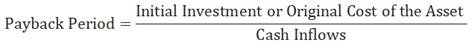 Payback Period Formula and ARR Example に対する画像結果