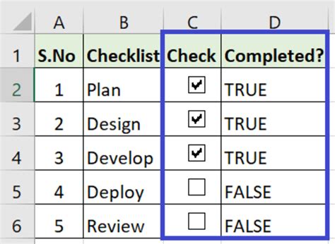 Add Check Box in Excel に対する画像結果