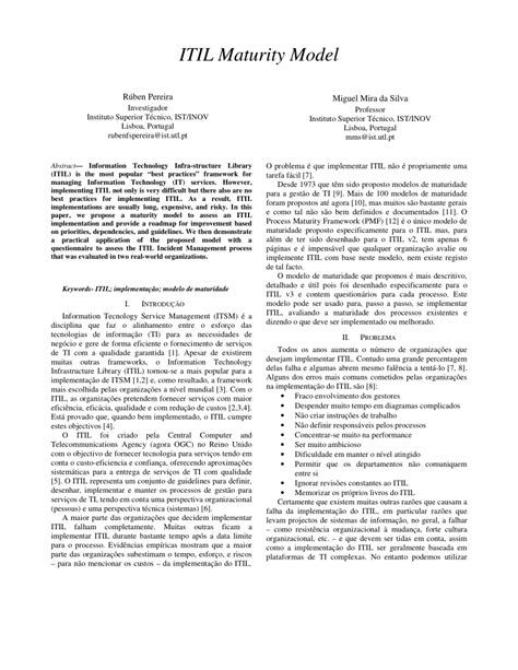 Maturity Model ITIL Process に対する画像結果