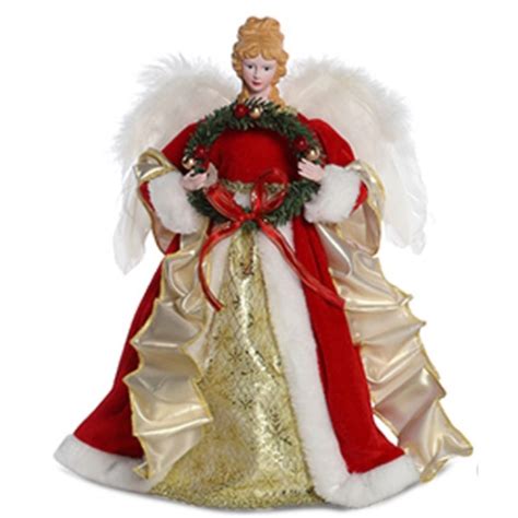 Toradh íomhá ar Angel Tree Topper Red Dress