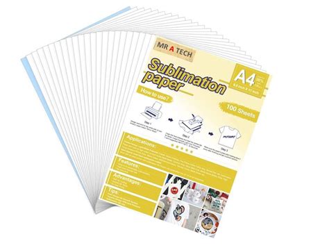 A4 Sublimation Transfer Heat Inkjet Paper 100G-100 Papers | Shop Today ...