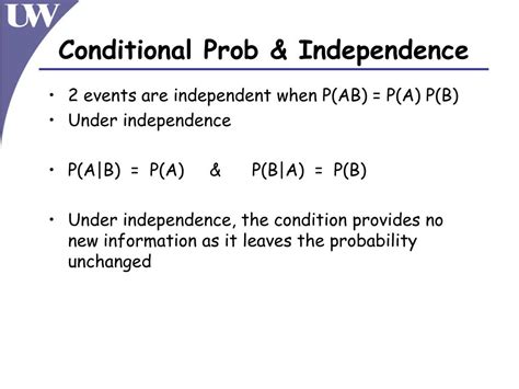 Image result for Conditional Independence Example