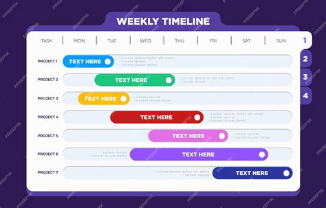 Afbeeldingsresultaten voor Infographic Weekly Timeline