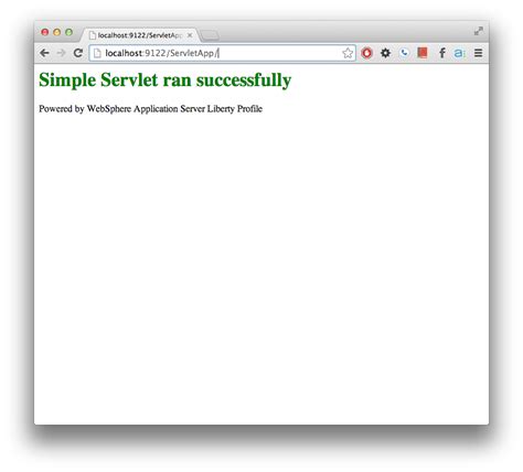WebSphere Sample に対する画像結果