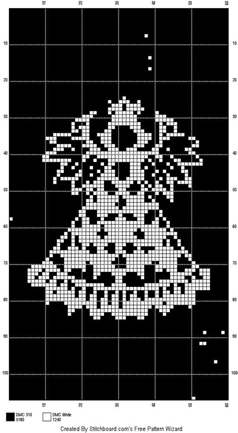 Image result for Free Filet Crochet Graph Christmas