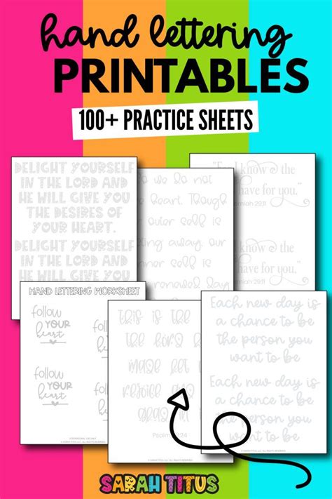 Image result for Hand Lettering Practice Sheets Words Free Printable Random
