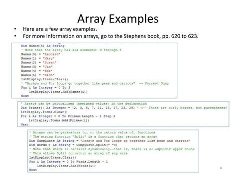 Image result for Array Example Book