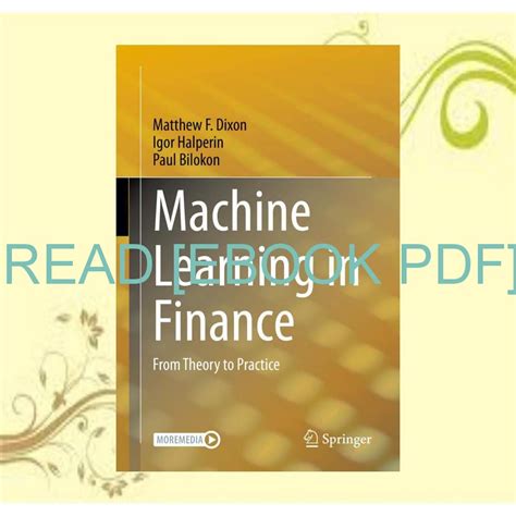 Image result for Financial Machine Learning Book