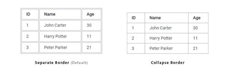 Image result for CSS Outline Table Td