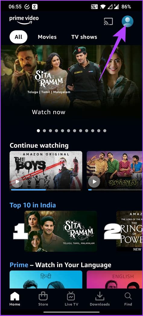 Change Language in Prime Video App に対する画像結果