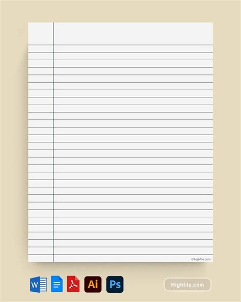 Image result for Ruled Note Paper