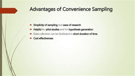 Image result for Justification for Using Convenience Sampling