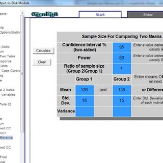 Image result for Sample Size Calculation Formula for RCT