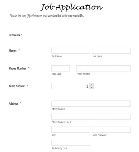 Free Job Application Samples に対する画像結果