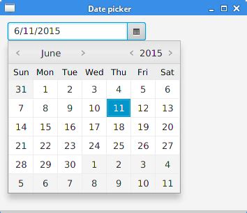 Image result for JavaFX Datapicker