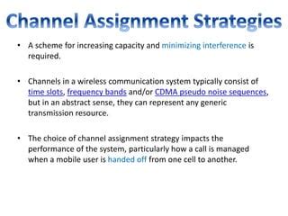 Toradh íomhá ar Channel Assignment Strategies
