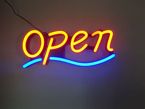 Image result for Blinking Open Sign