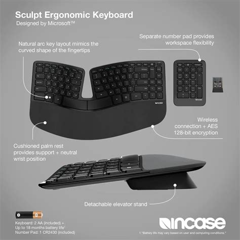 Sculpt Ergonomic Keyboard Designed by Microsoft - Incase.com