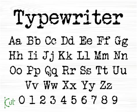 Toradh íomhá ar Books Writen with a Typewriter Font