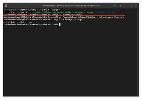 Copy File Command to Another Directoryin Linux-க்கான படிம முடிவு