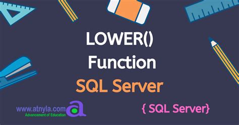 Afbeeldingsresultaten voor SQL Lower