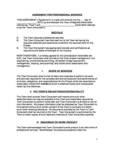 Service Agreement Sample Free に対する画像結果