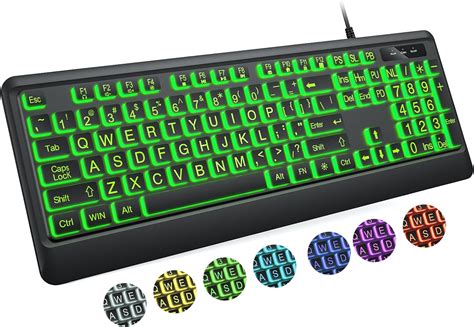 Computer Keyboard Labels for Keys with Colors に対する画像結果