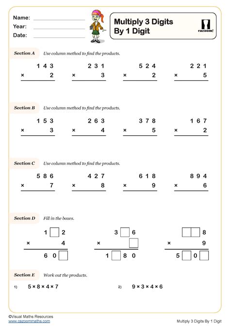 Image result for 5 Digit Math Sheets