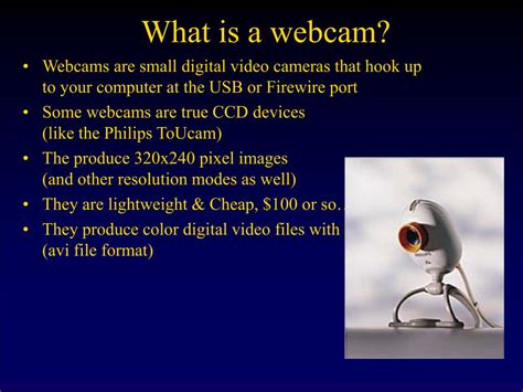 Image result for How Do Webcams Transmit Data