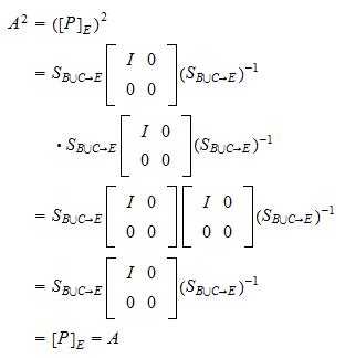 Projection Matrix Linear Algebra に対する画像結果