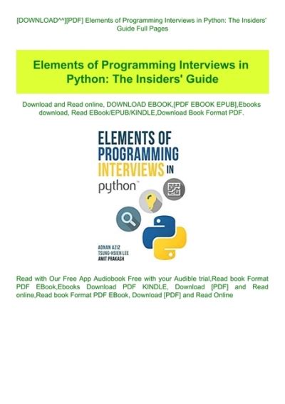 Image result for Elements of Programming Interviews