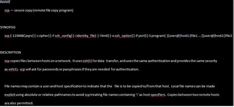 Image result for Scp Command Format