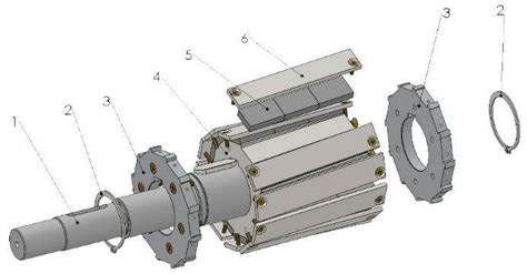 Image result for Exploded View of DC Generator Drawing