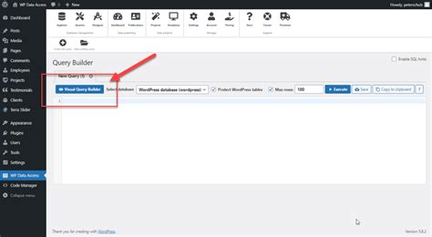 SQL Visual Query Builder に対する画像結果