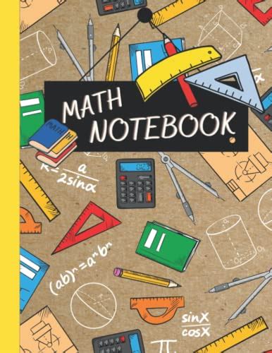 Graph Paper Math Notebook: Quad Ruled Composition Notebook:Graph paper ...