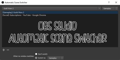 Image result for How to Switch Scenes in OBS Automatically