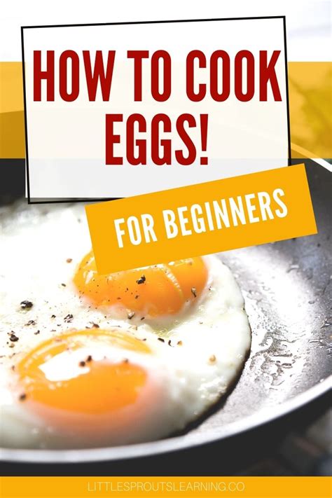 How to Cook Eggs for Beginners-Little Sprouts Learning